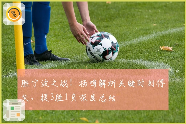 胜宁波之战！杨鸣解析关键时刻得失，提3胜1负深度总结